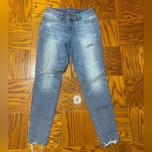 Maurice’s distressed jeggings